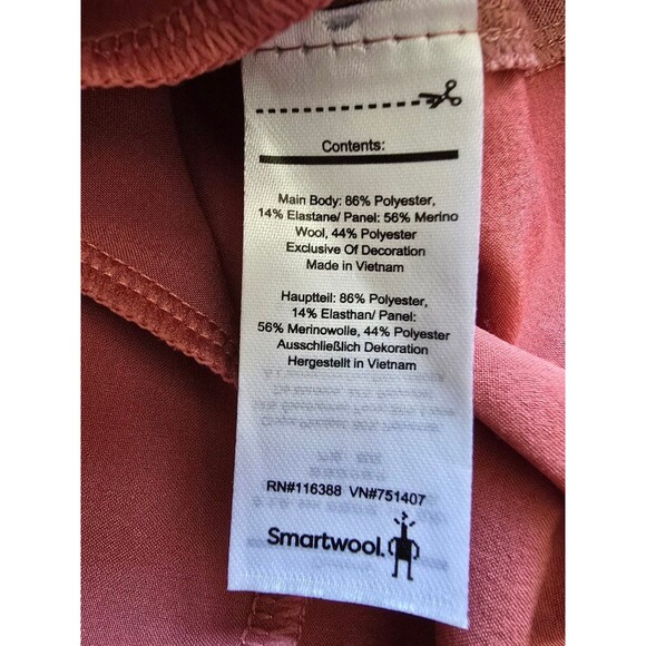 Smartwool salmon colored sport dress women's size extra small - Picture 9 of 11